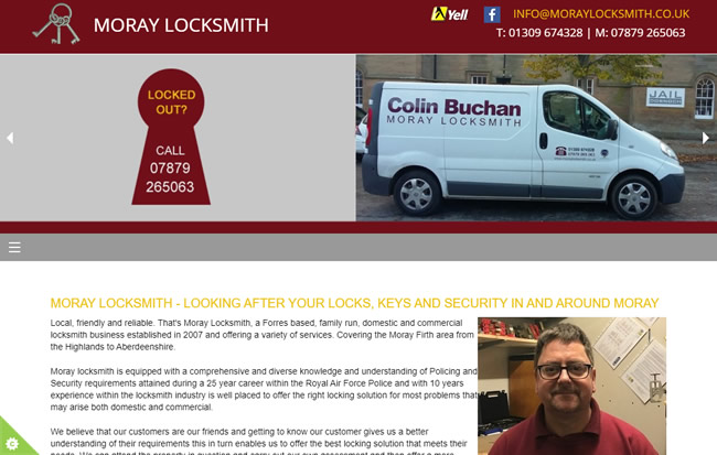 Colin Buchan Moray Locksmith