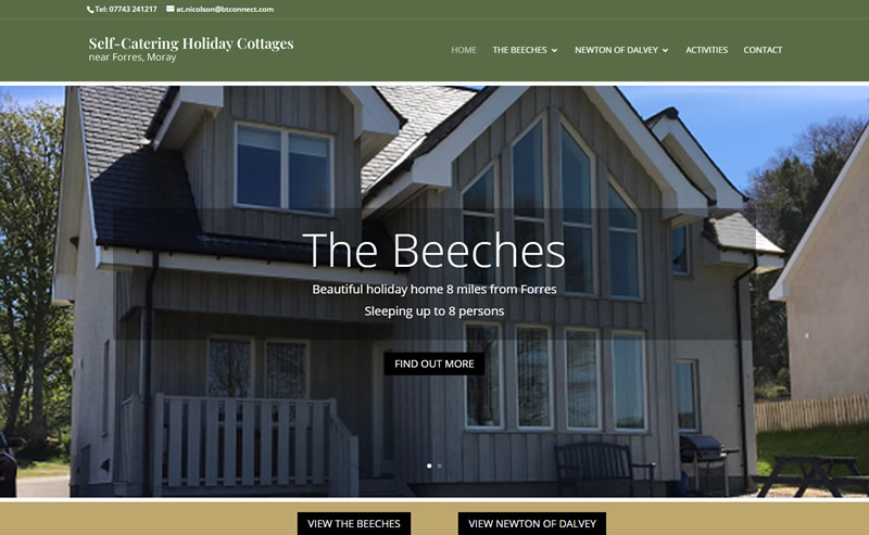 The Beeches and Newton of Dalvey Self-catering Holiday Cottages